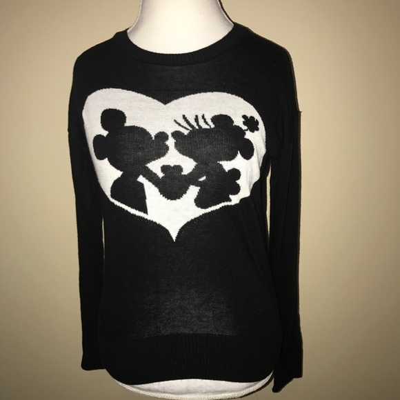 Disney Mickey and Minnie medium sweater top - Picture 1 of 4